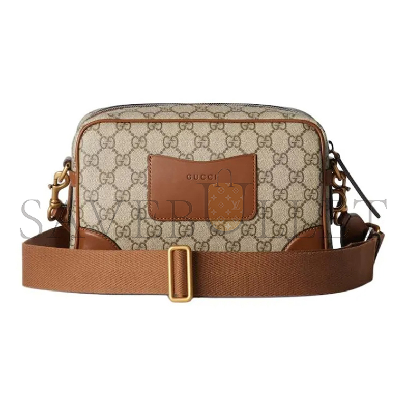 GUCCI GG EMBLEM SMALL CROSSBODY BAG 821155 (23*16.5*8cm)